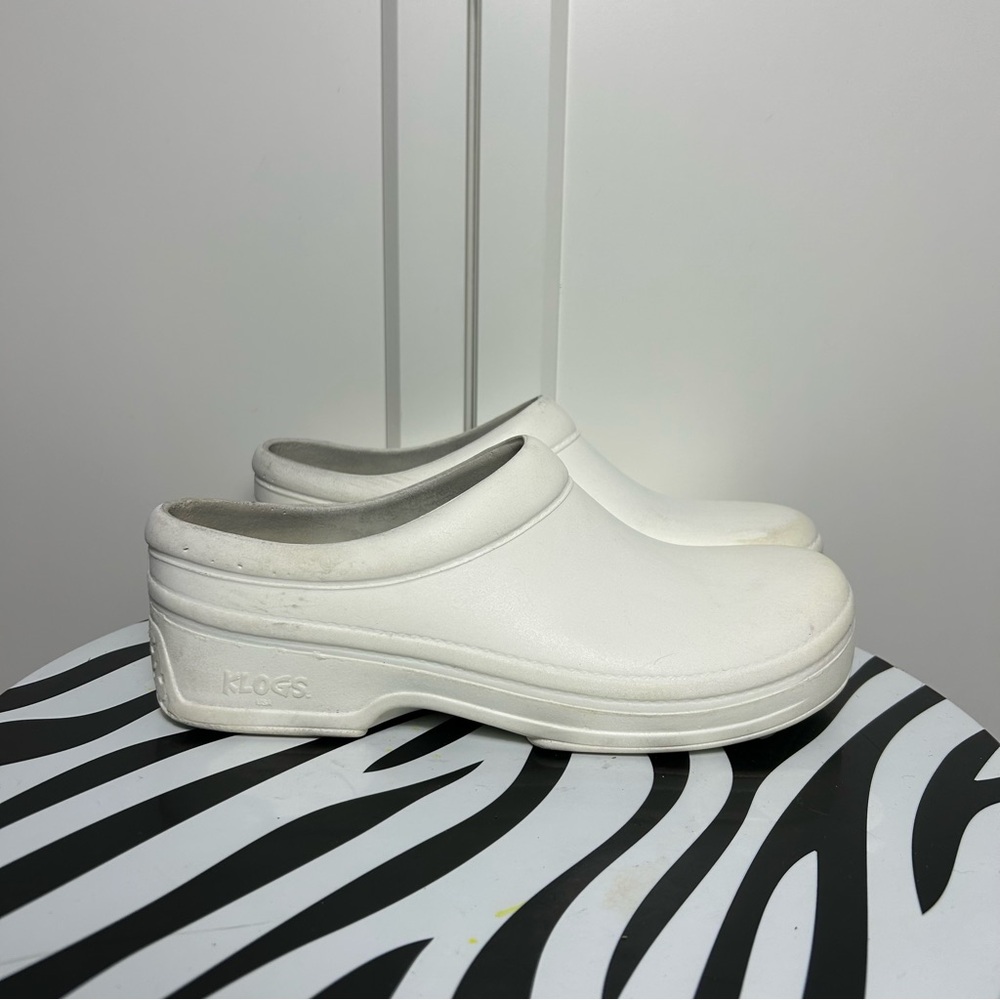 Klogs White Slip-On Clogs